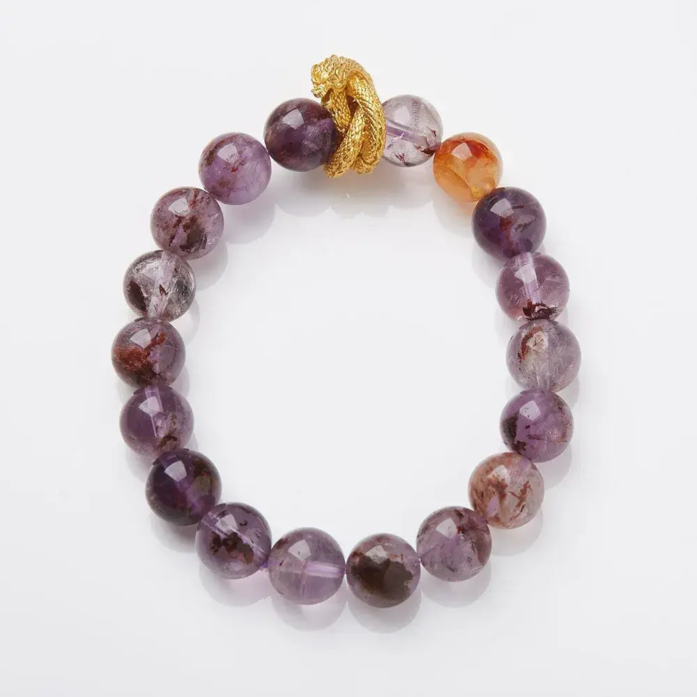 Dragon Ball Purple Ghost Beaded Bracelet