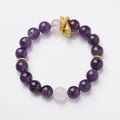 Dragon Ball Purple Jade Bracelet