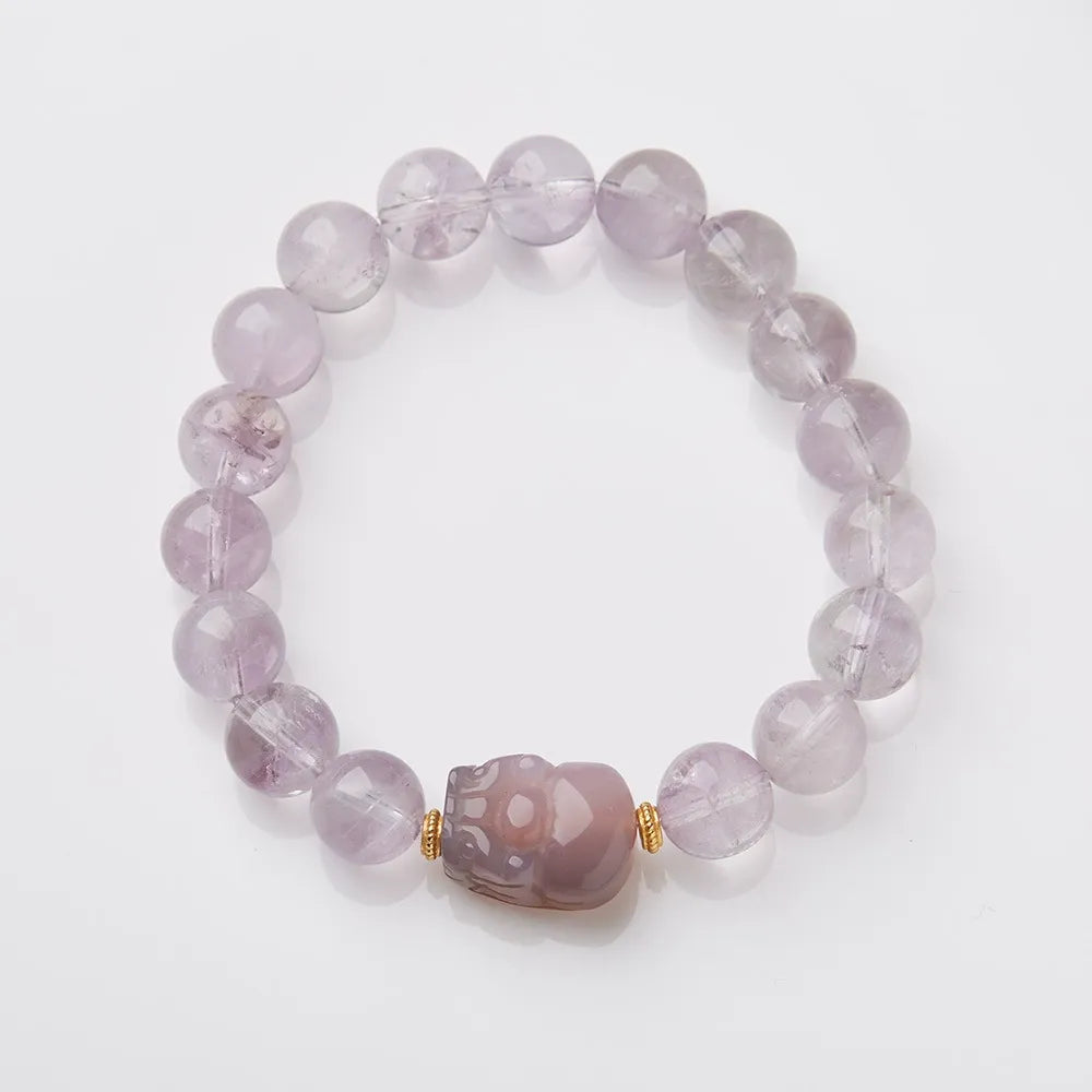 Pixiu purple jade bracelet